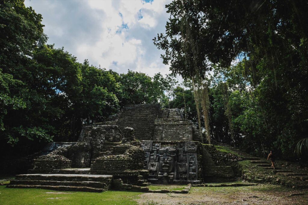 Maya ruin in central America